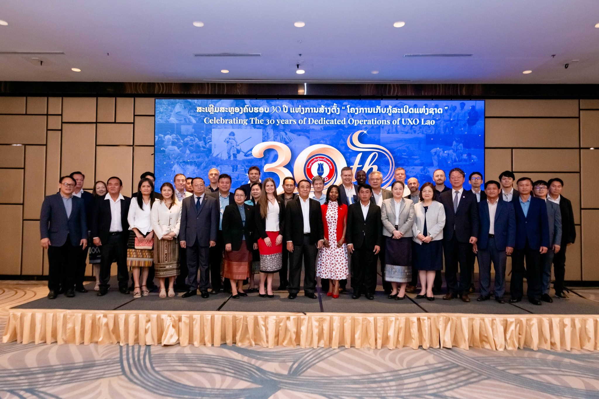 UXO Lao Celebrates the 30th Anniversary of its Establishment