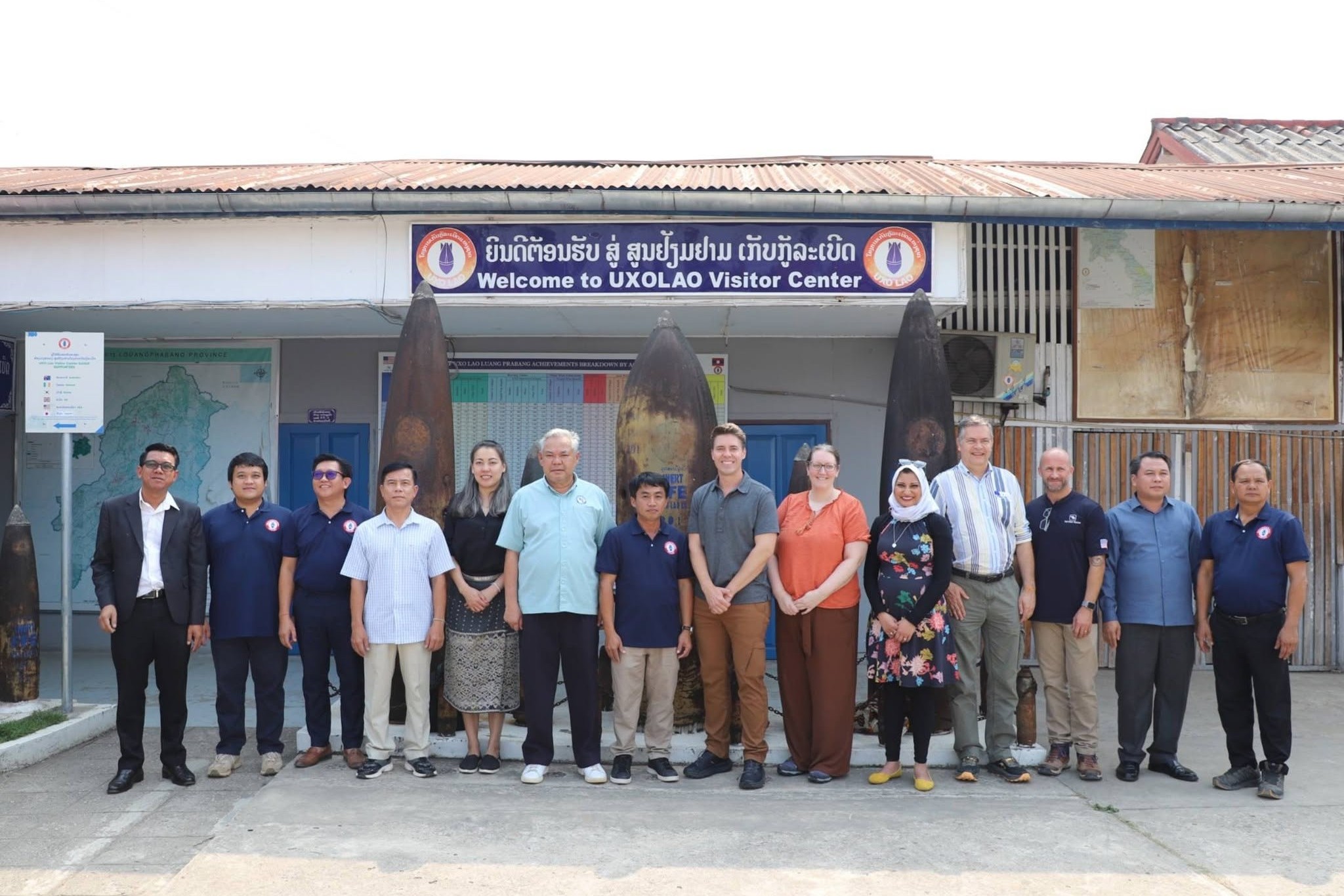 U.S. Department of State and the White House Office of Management and Budget visit UXO Lao Luang Prabang